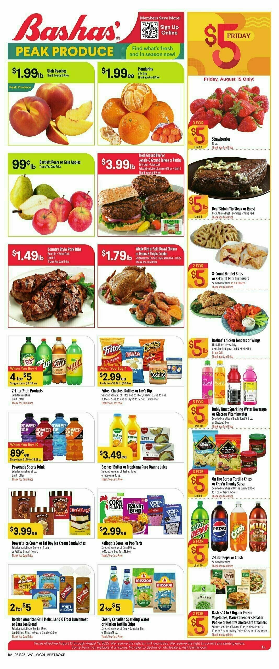 Bashas Weekly Ad from August 13