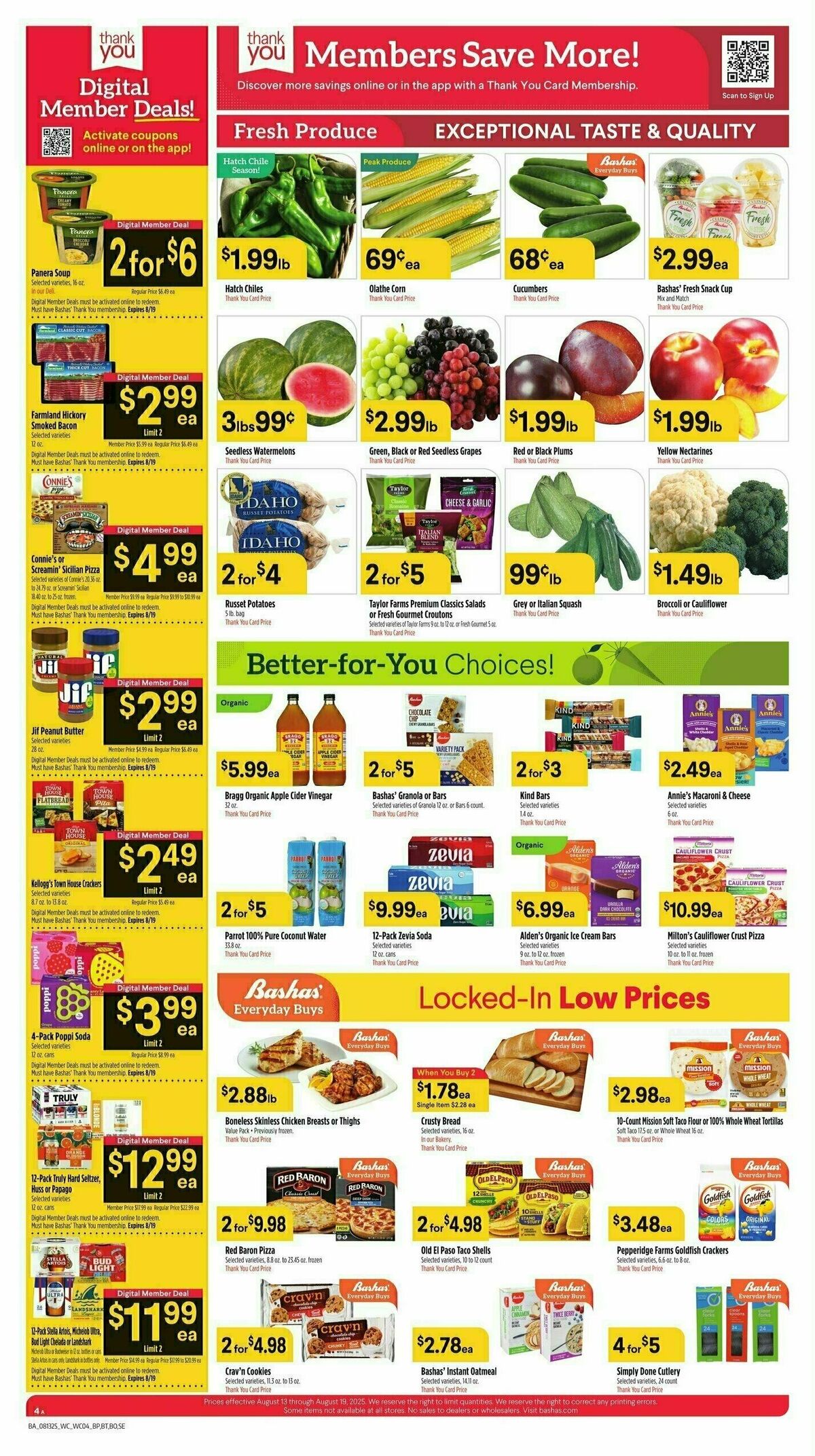 Bashas Weekly Ad from August 13