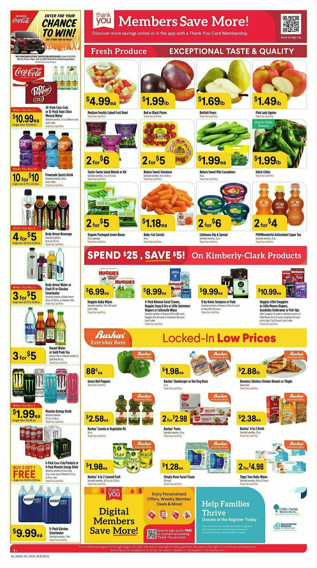 Bashas Weekly Ad from August 20
