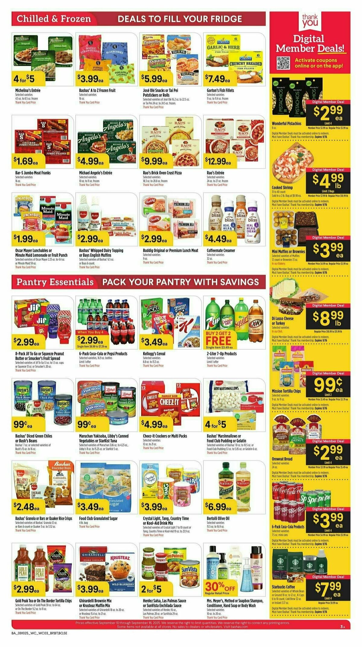 Bashas Weekly Ad from September 10