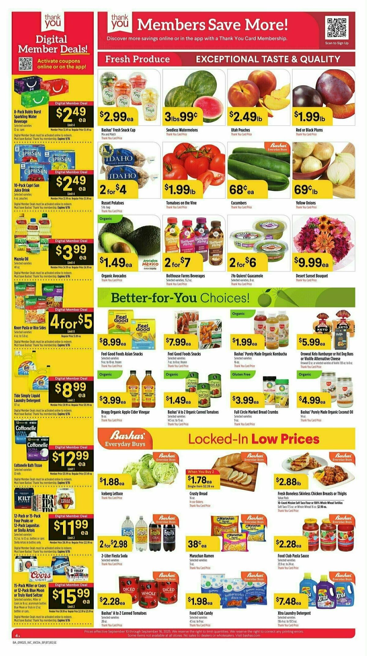 Bashas Weekly Ad from September 10