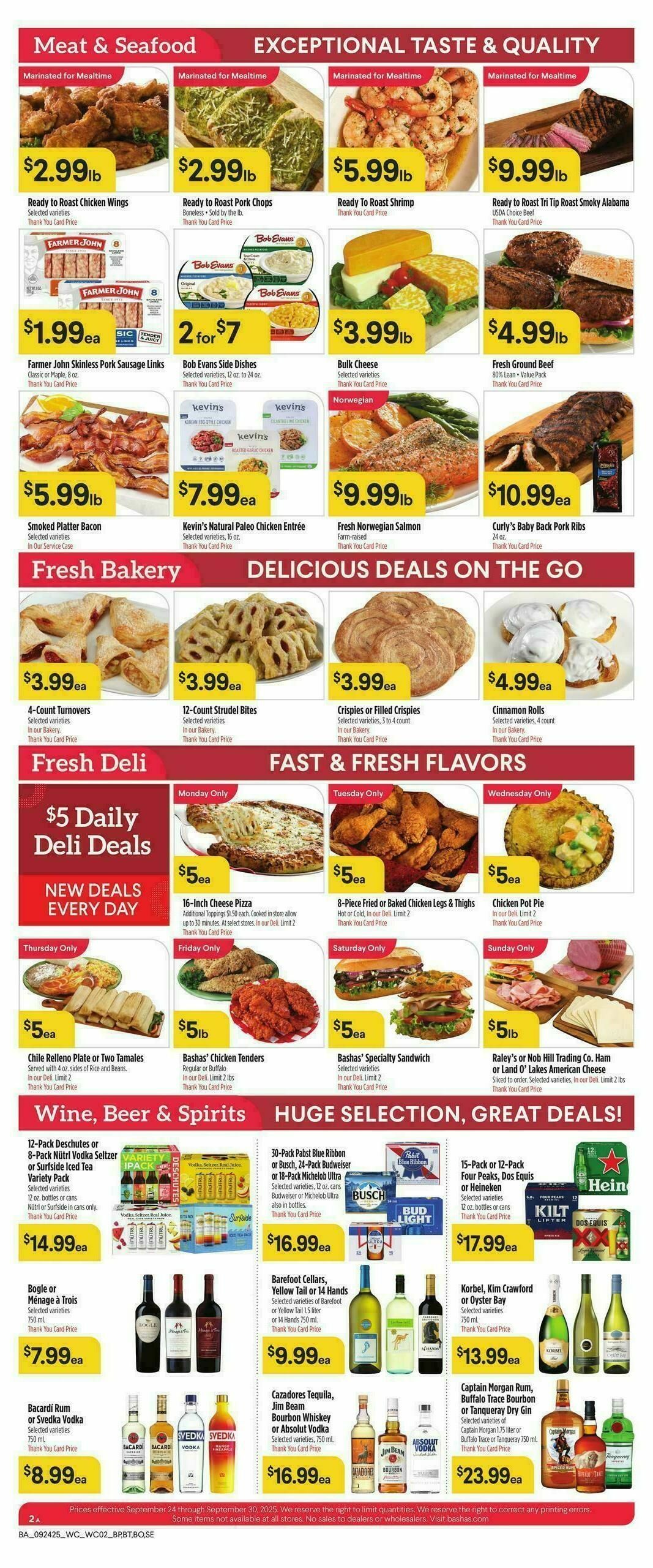 Bashas Weekly Ad from September 24
