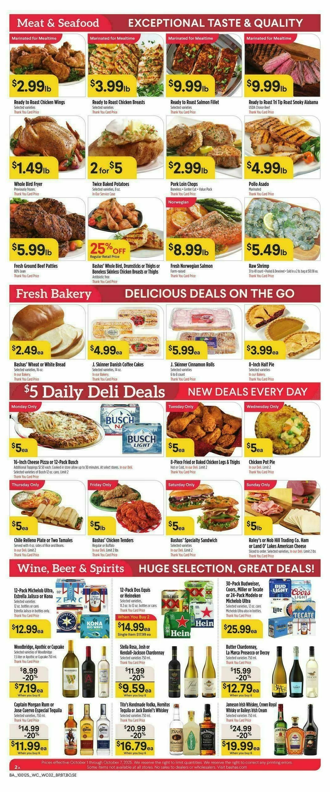 Bashas Weekly Ad from October 1