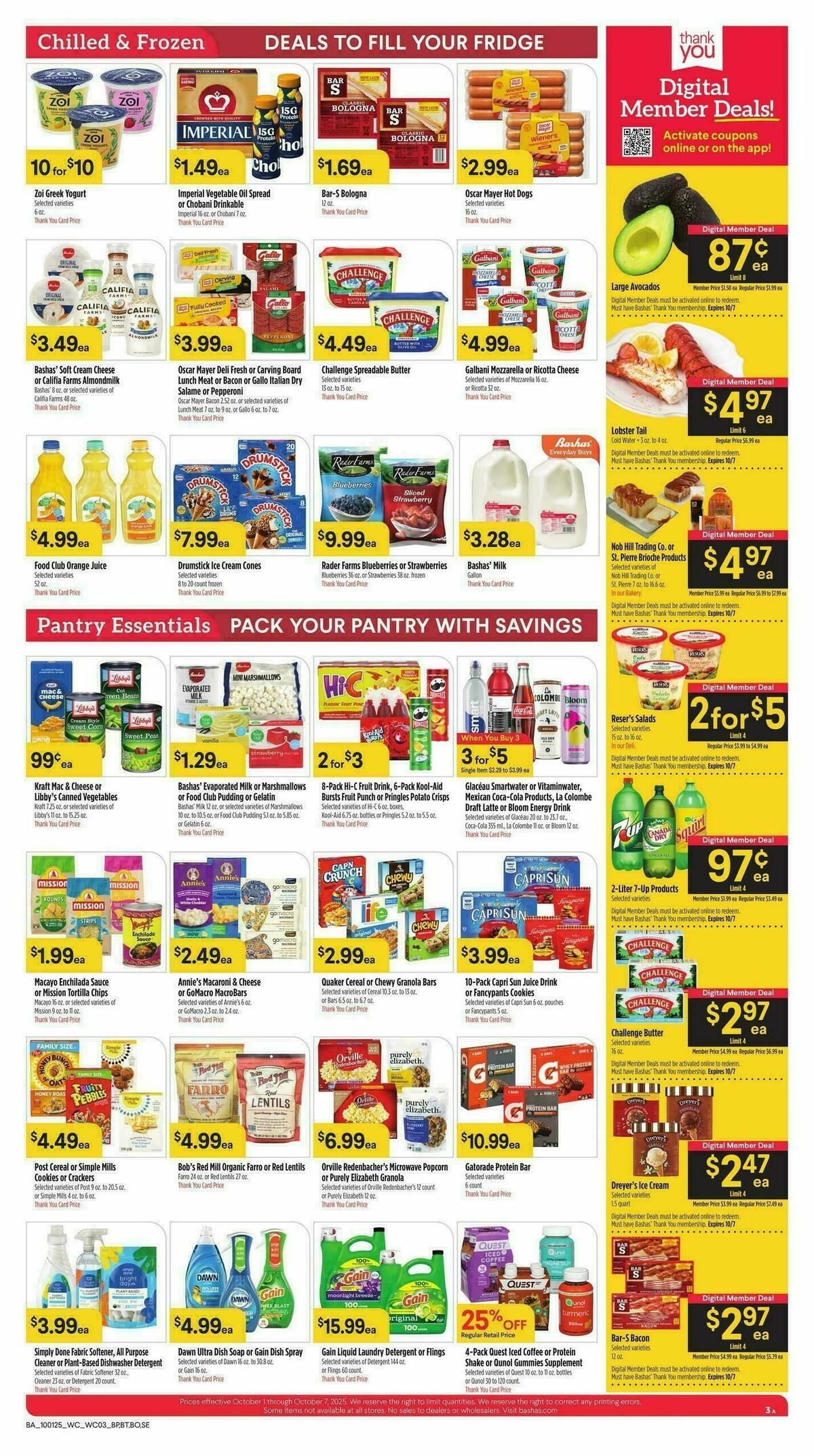 Bashas Weekly Ad from October 1
