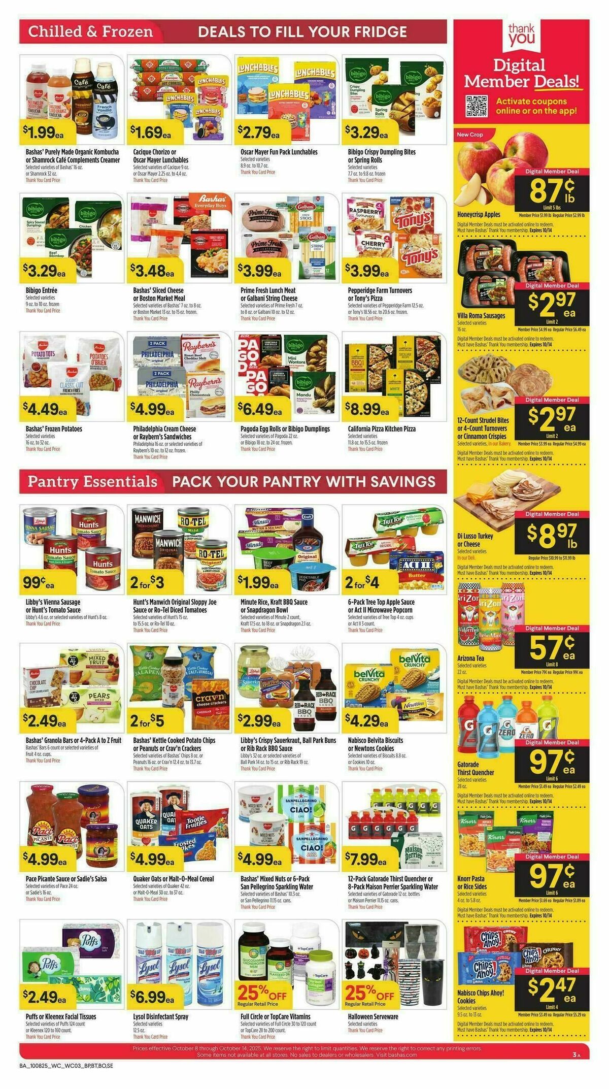 Bashas Weekly Ad from October 8