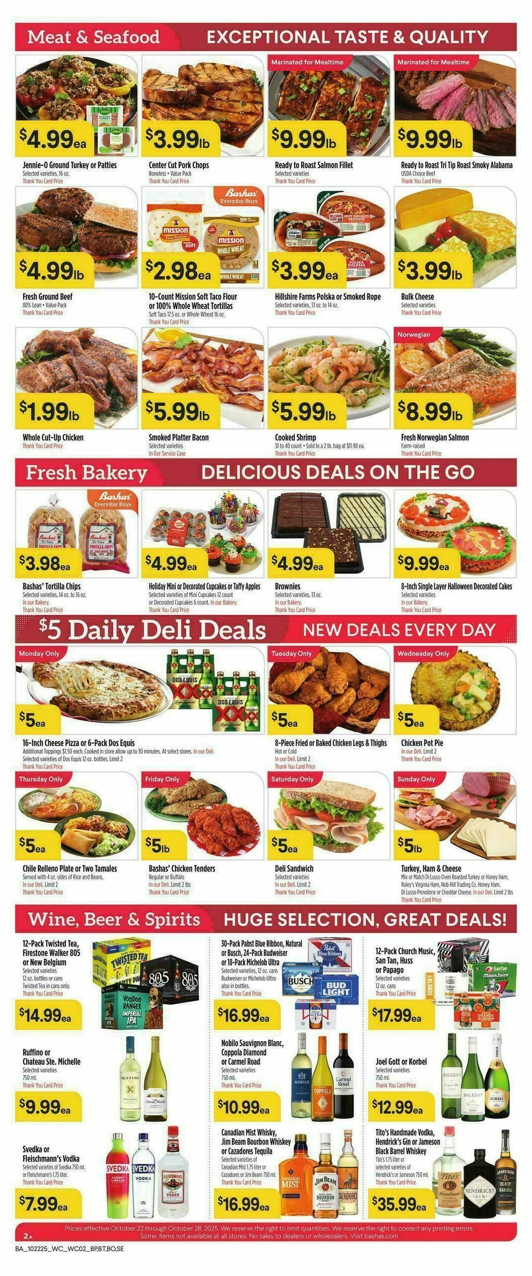 Bashas Weekly Ad from October 22