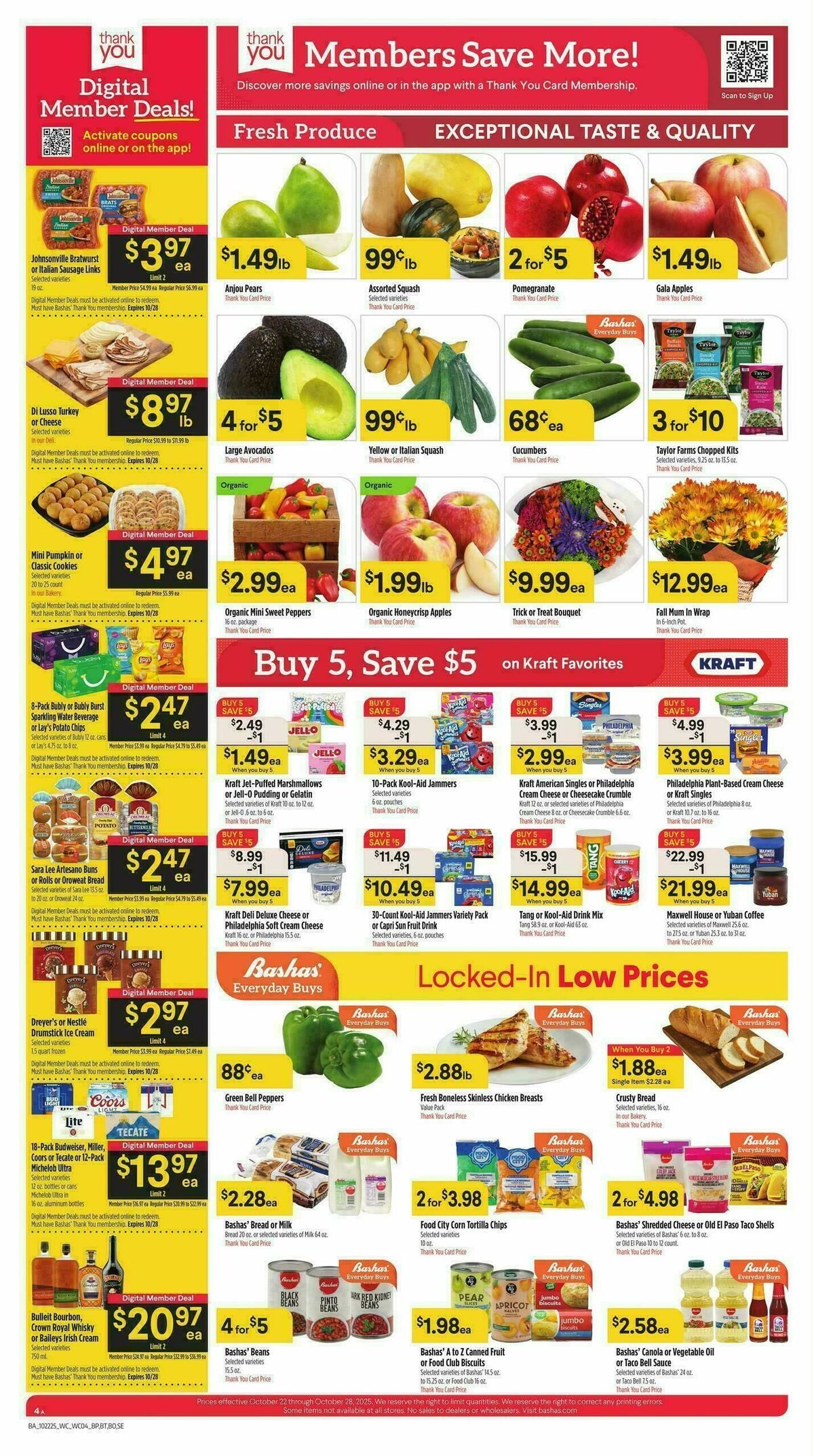 Bashas Weekly Ad from October 22