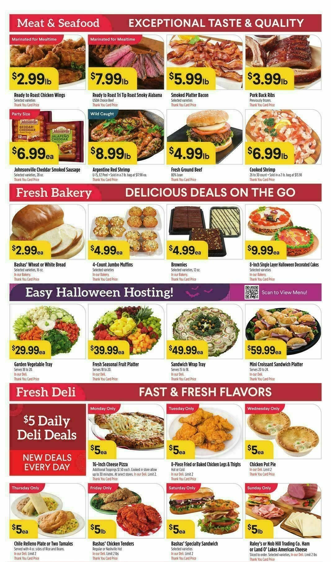 Bashas Weekly Ad from October 29