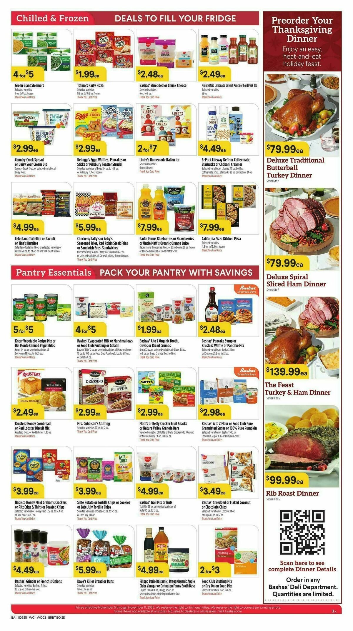 Bashas Weekly Ad from November 5