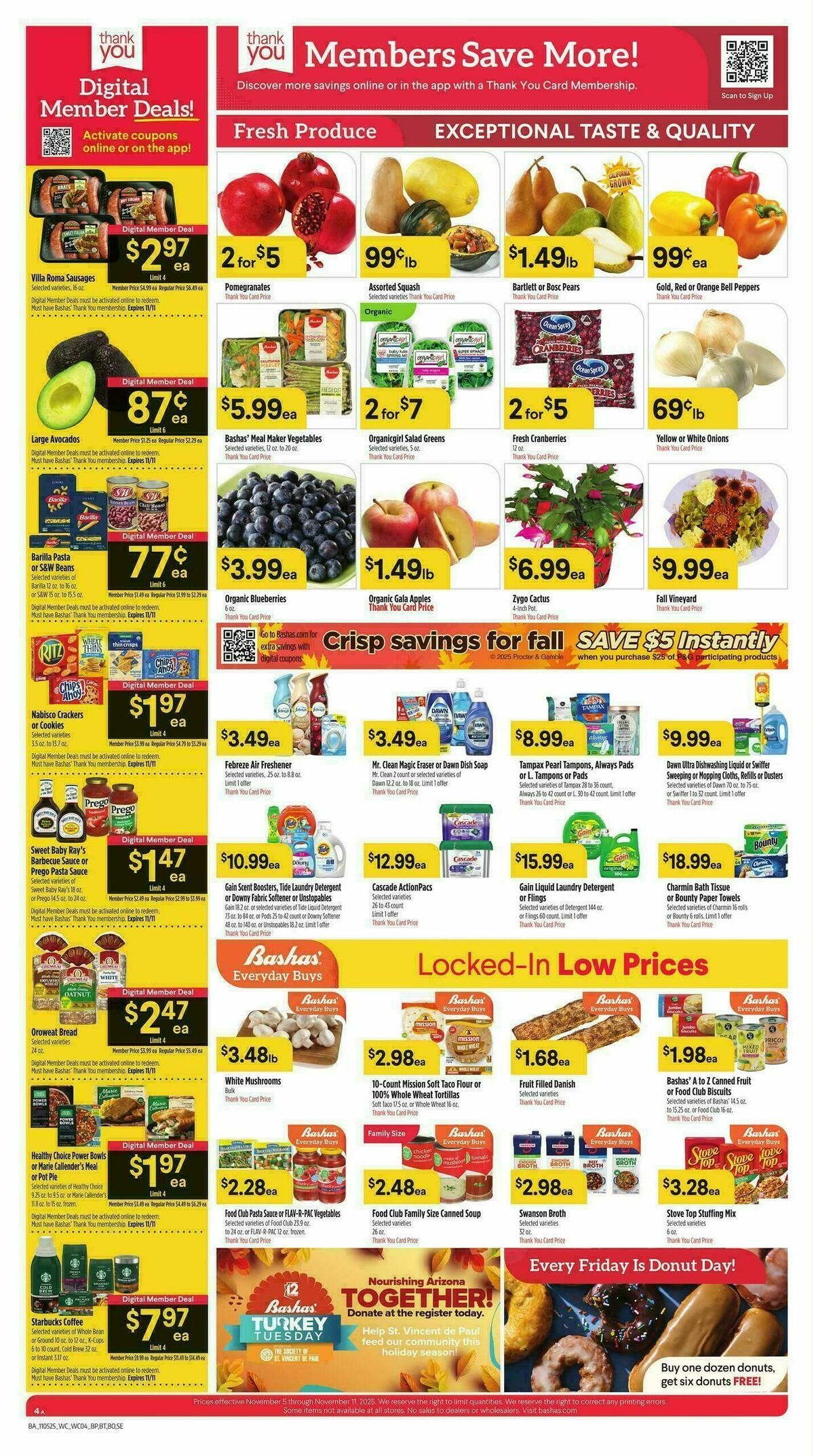 Bashas Weekly Ad from November 5