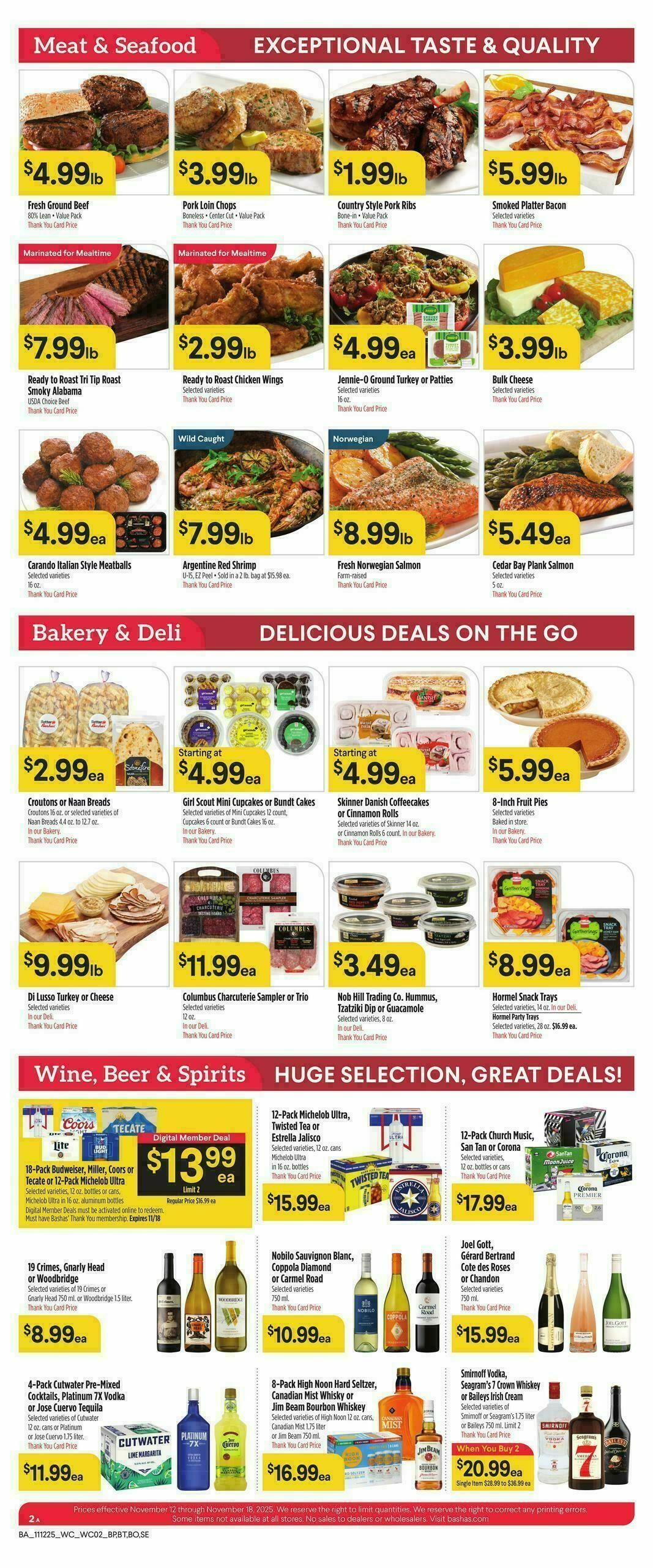 Bashas Weekly Ad from November 12