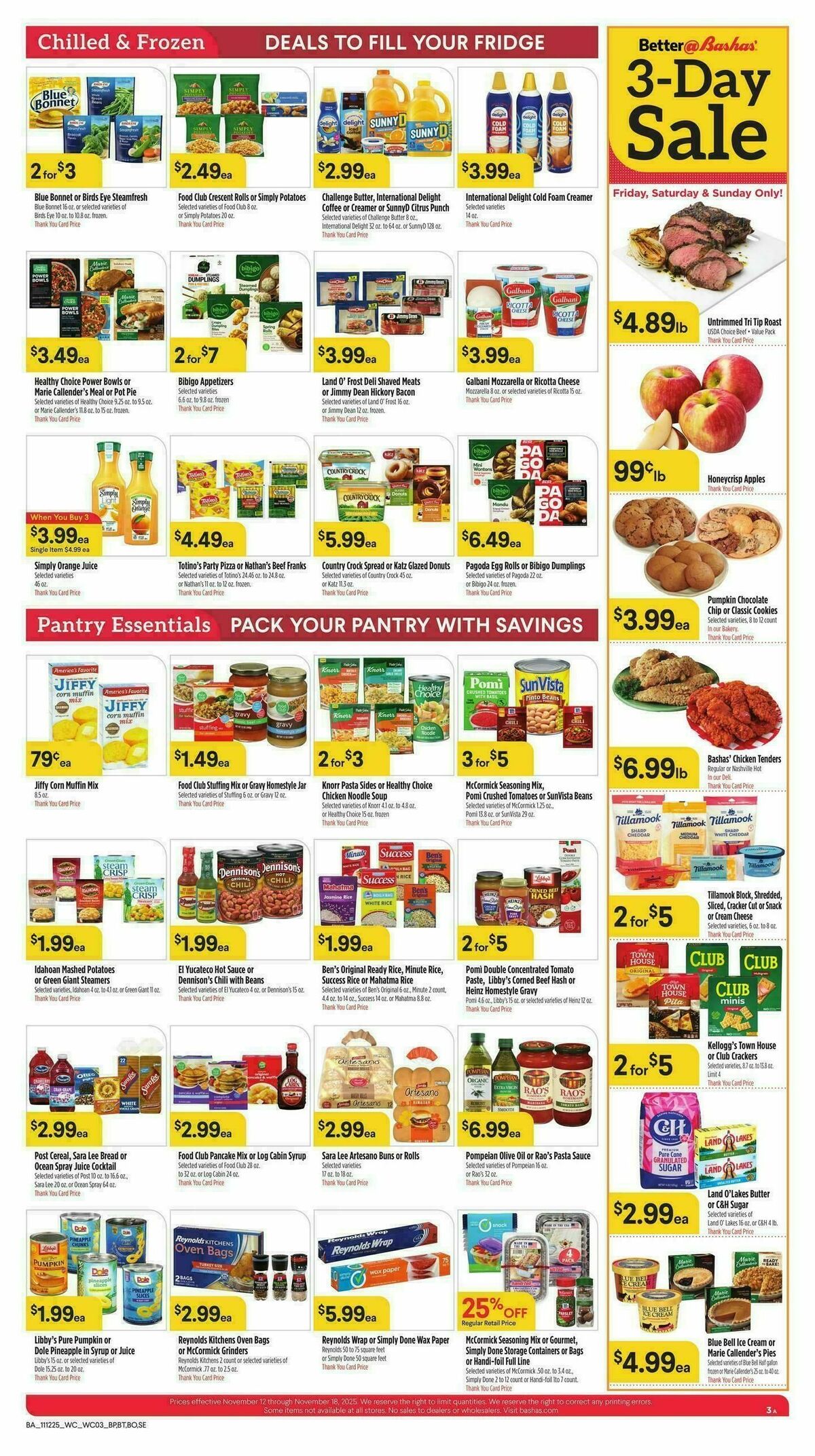 Bashas Weekly Ad from November 12