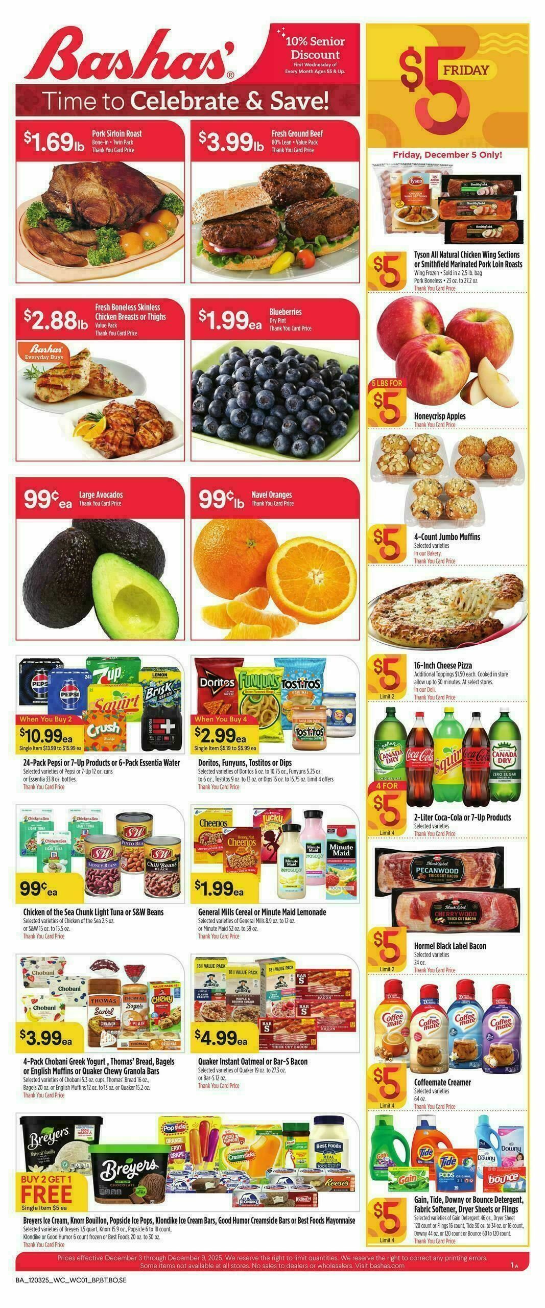 Bashas Weekly Ad from December 3