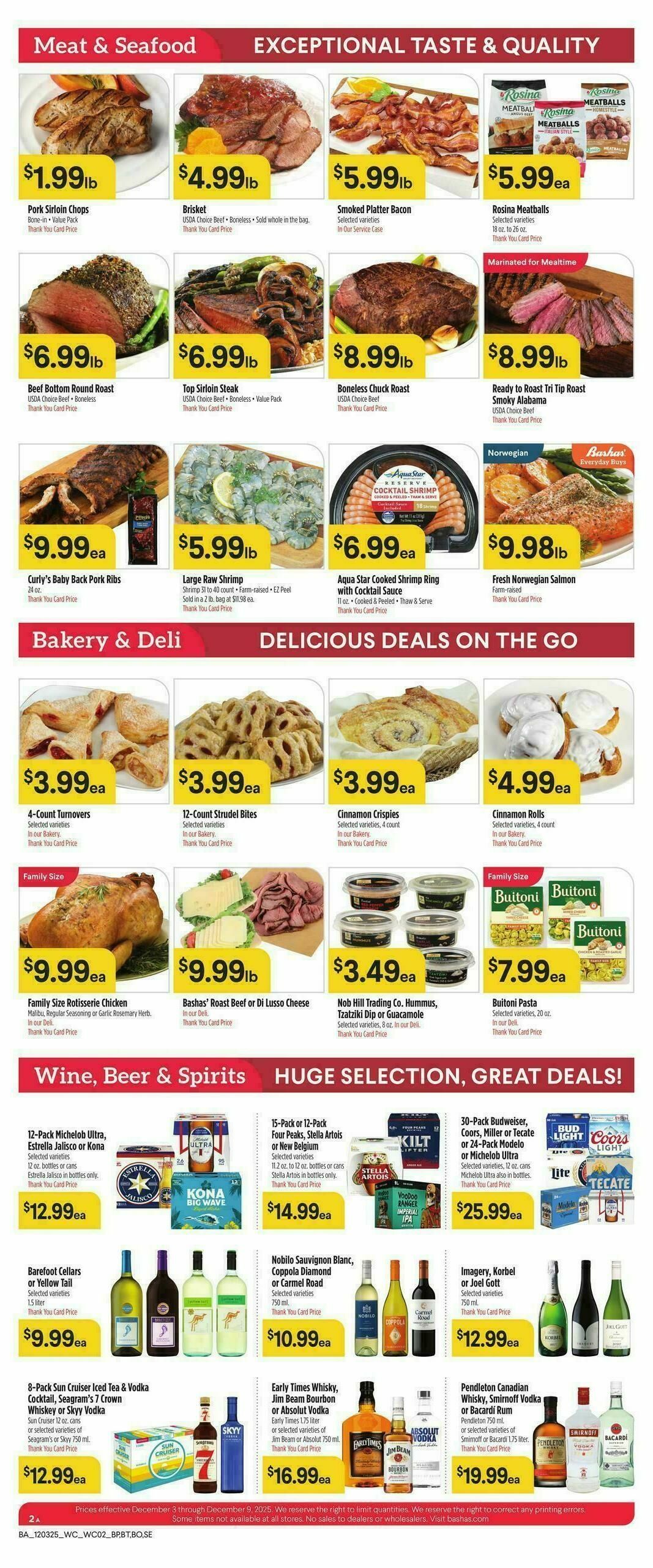 Bashas Weekly Ad from December 3