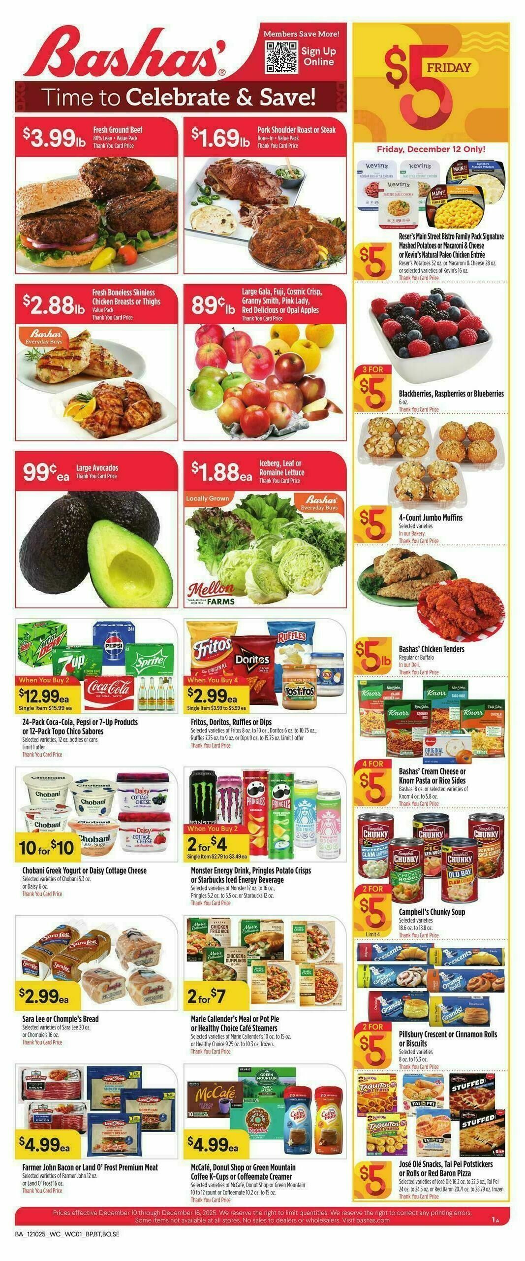 Bashas Weekly Ad from December 10