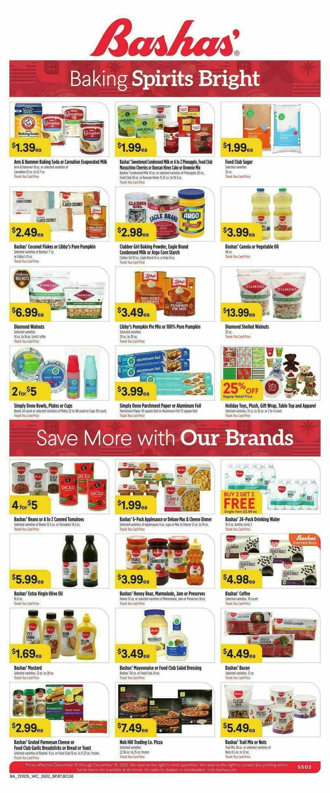 Bashas Weekly Ad from December 10