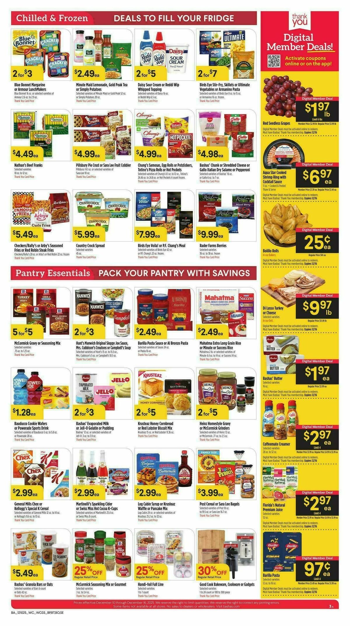 Bashas Weekly Ad from December 10