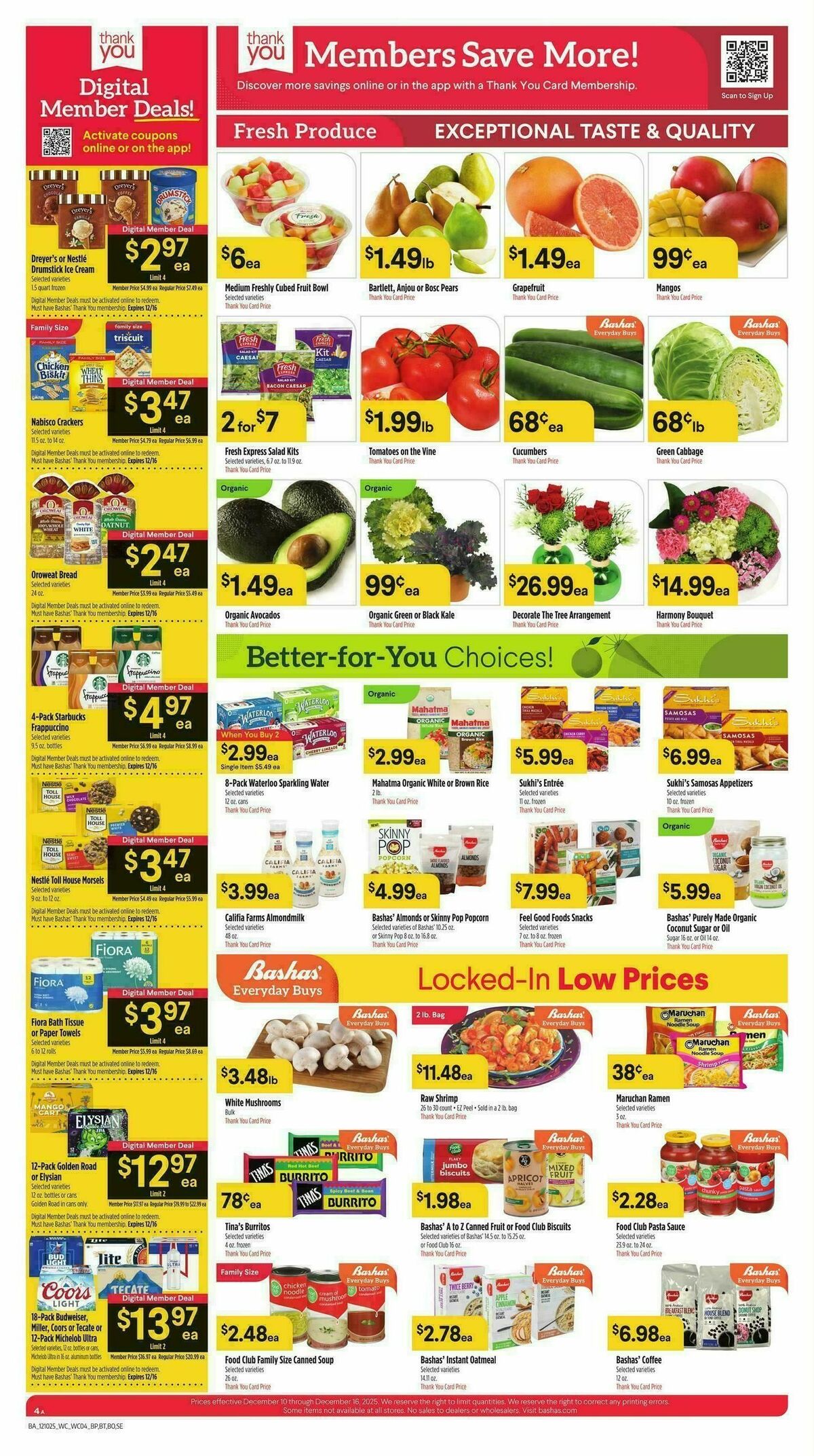 Bashas Weekly Ad from December 10