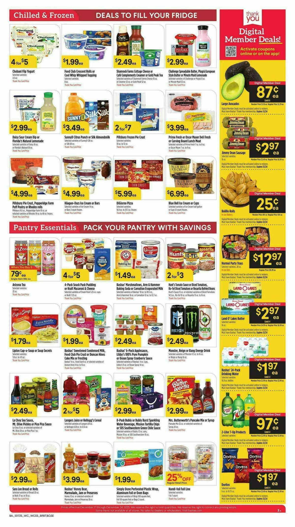 Bashas Weekly Ad from December 17