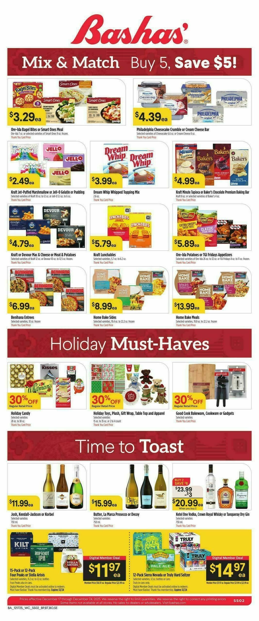 Bashas Weekly Ad from December 17