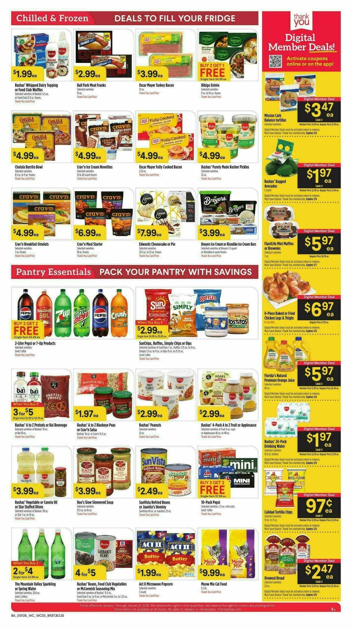 Bashas Weekly Ad from January 1