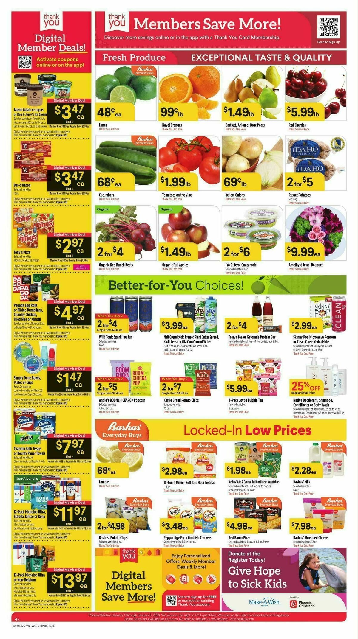 Bashas Weekly Ad from January 1