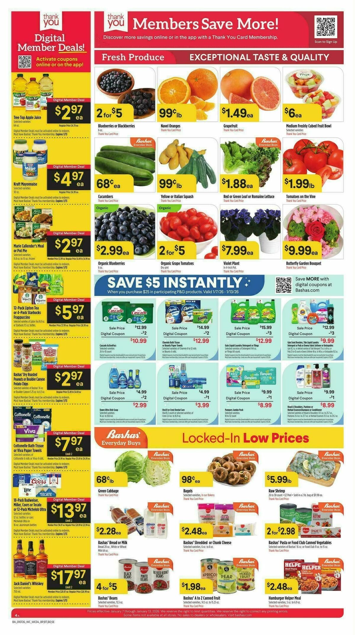 Bashas Weekly Ad from January 7