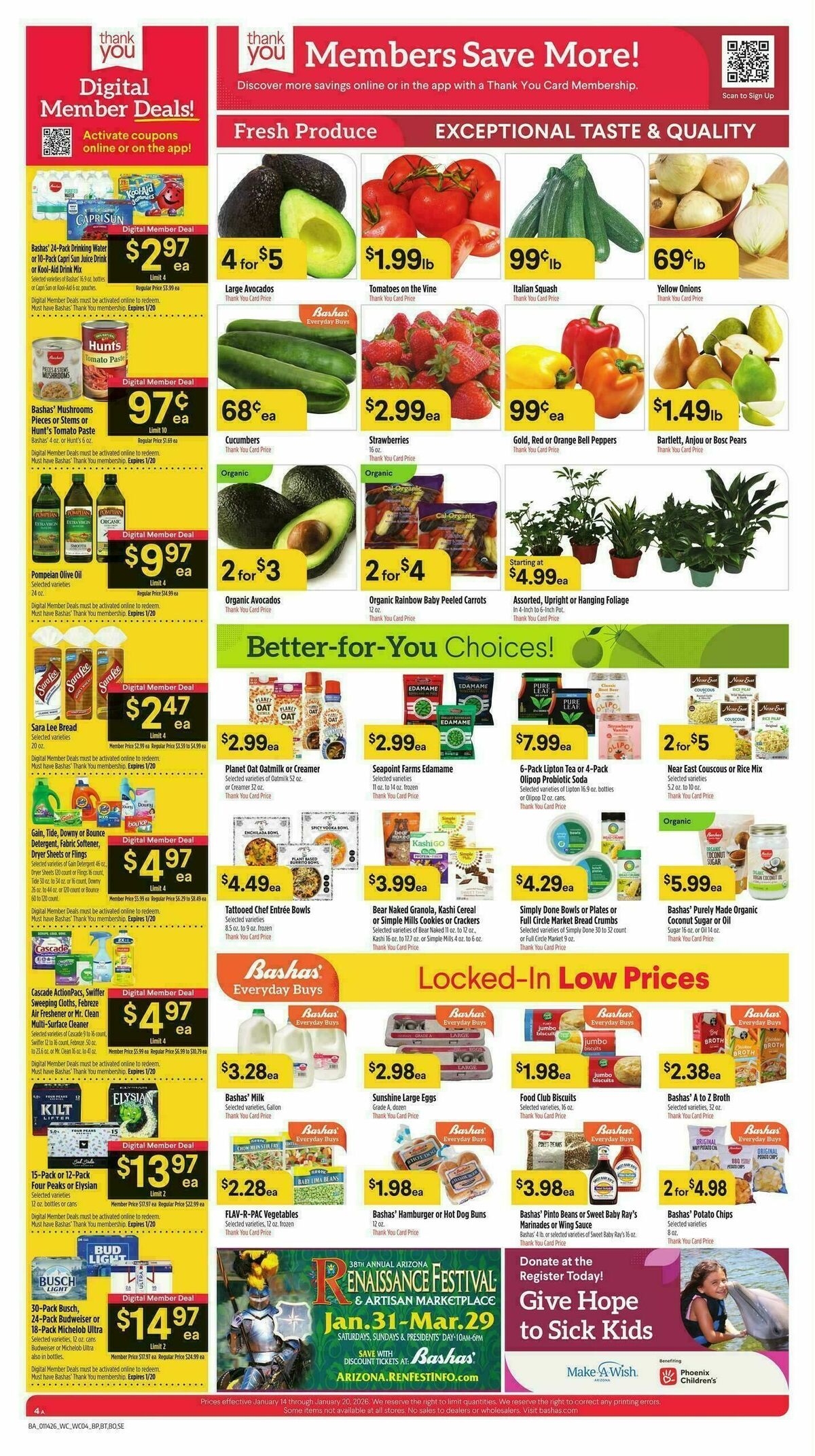 Bashas Weekly Ad from January 14