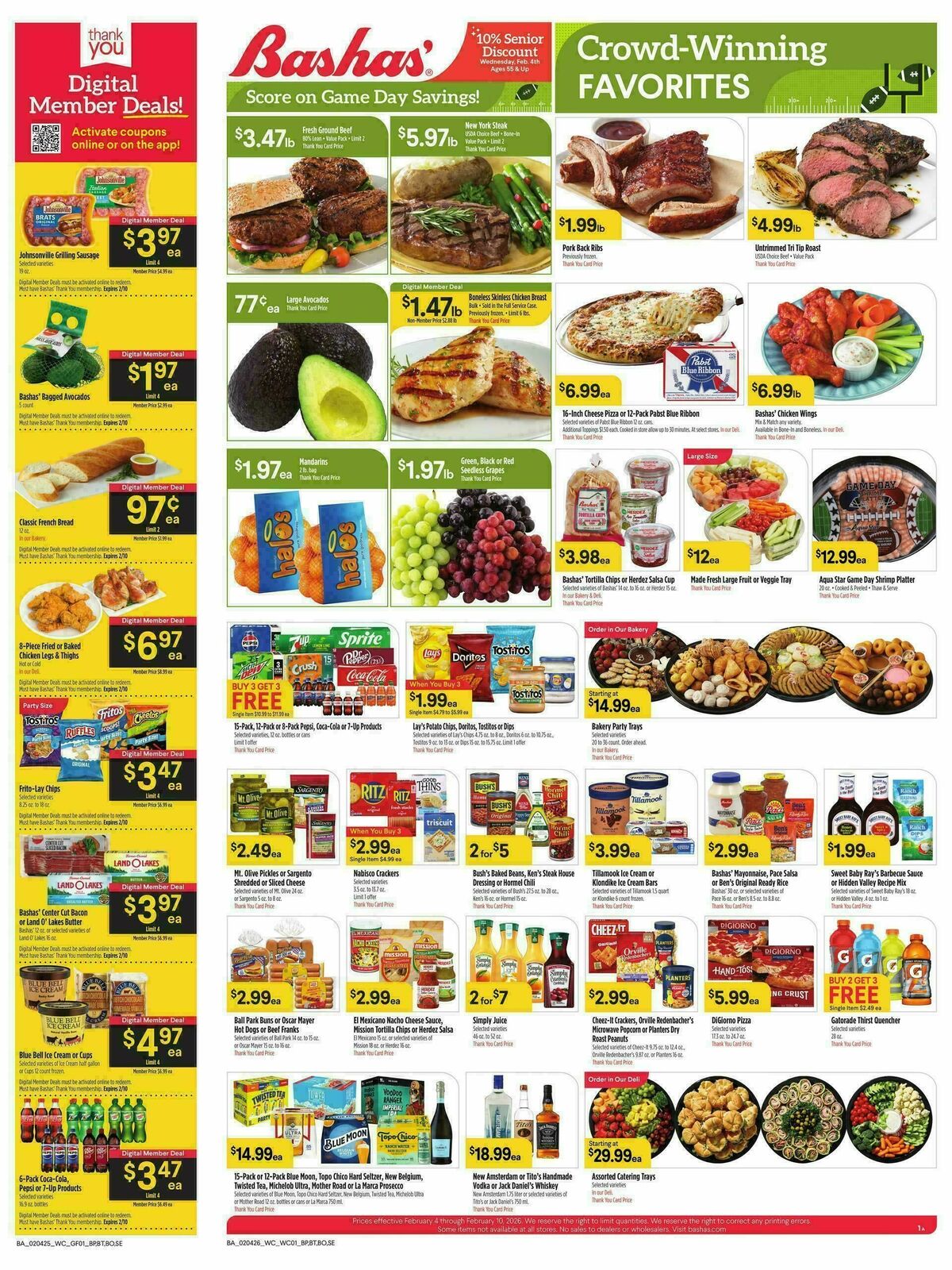 Bashas Weekly Ad from February 4