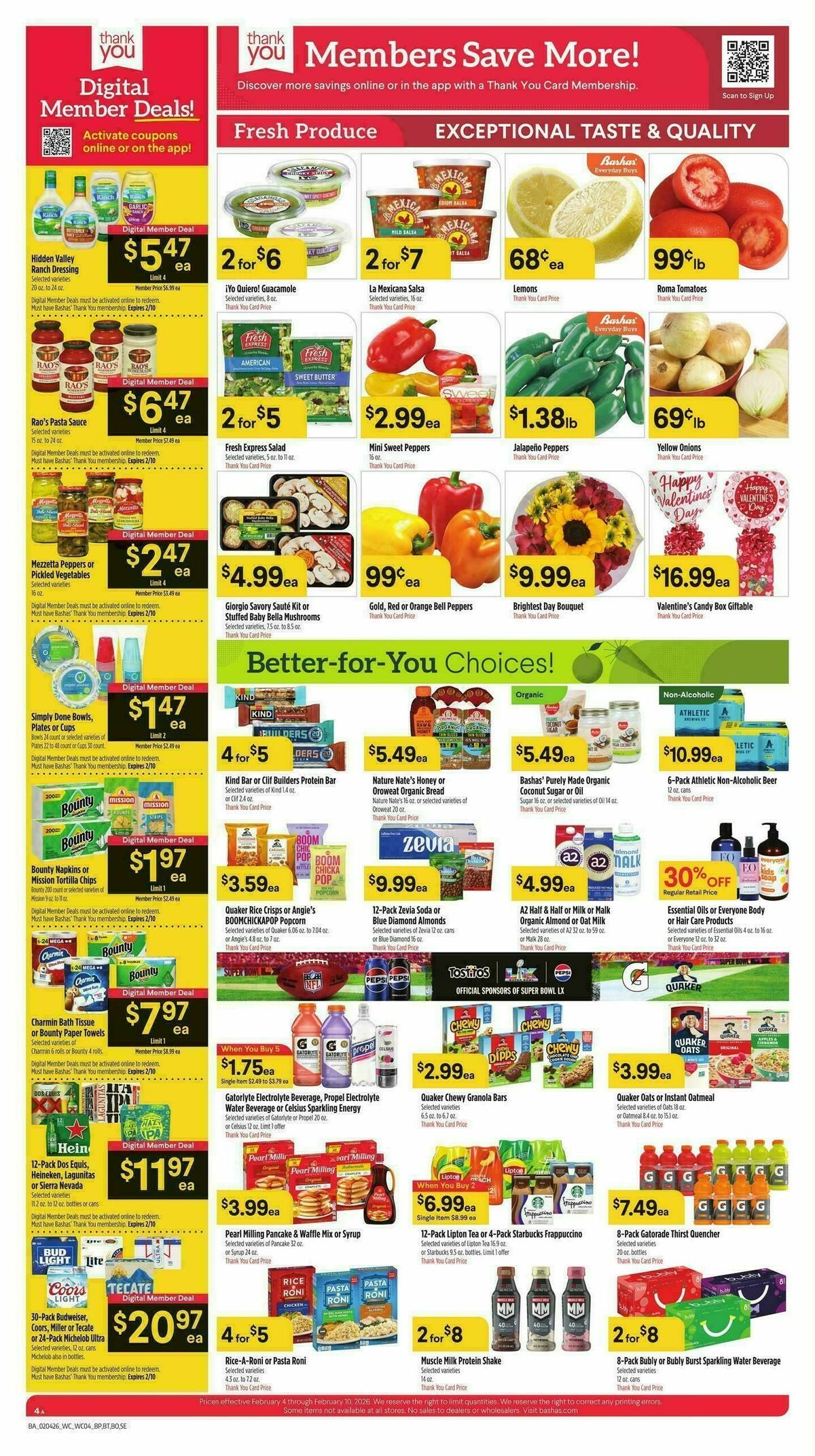 Bashas Weekly Ad from February 4