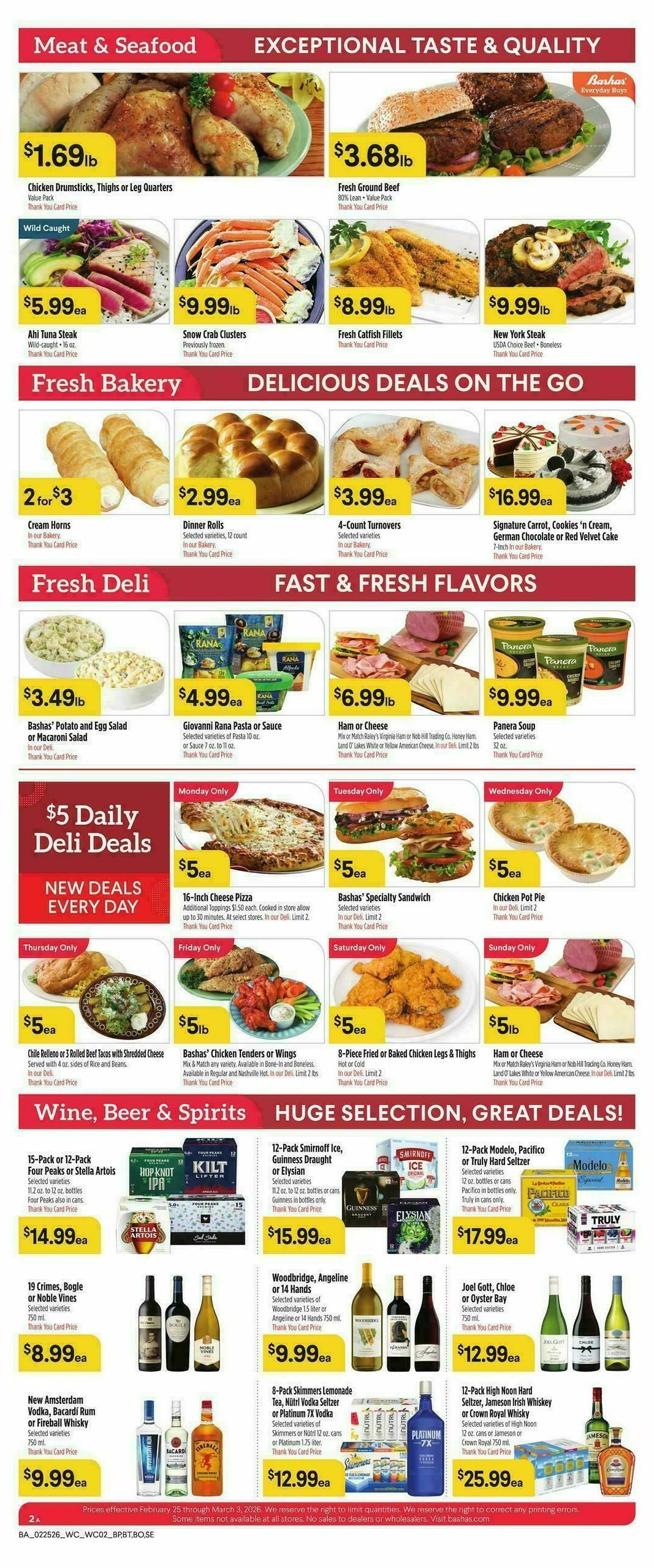 Bashas Weekly Ad from February 25