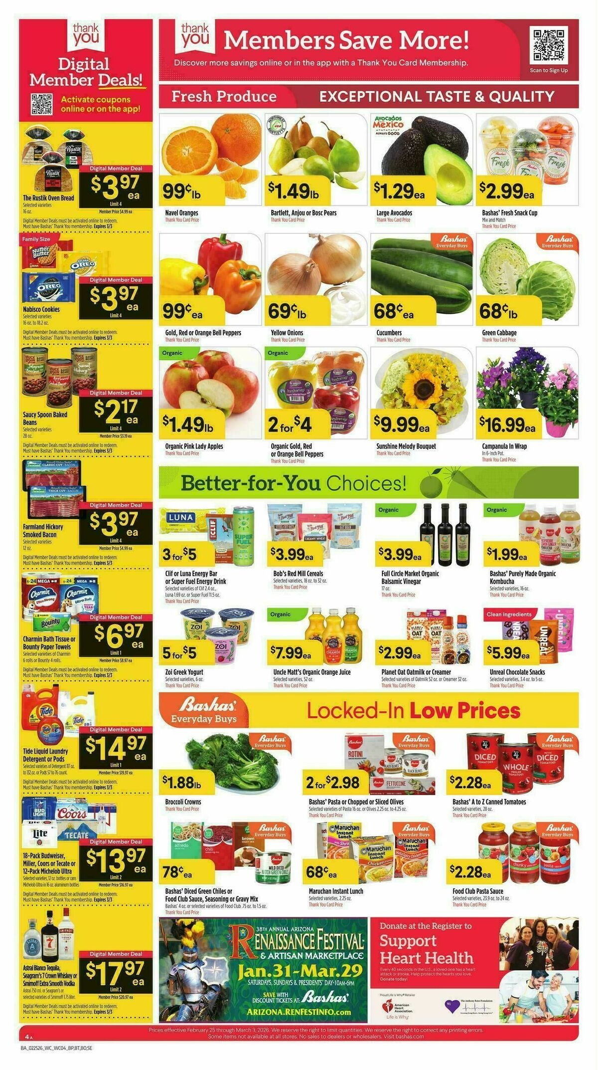 Bashas Weekly Ad from February 25