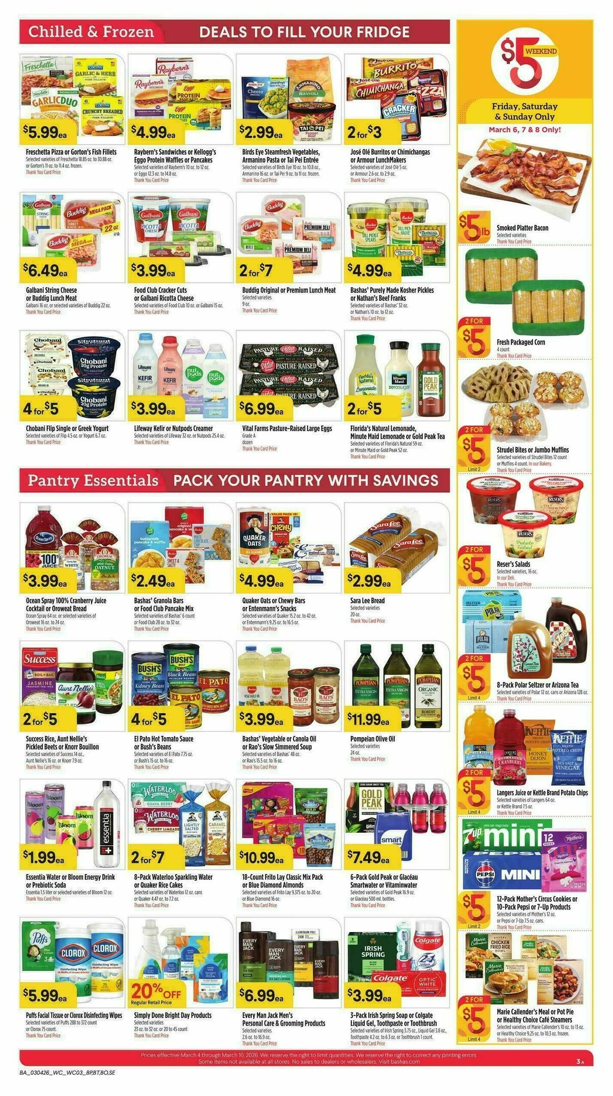 Bashas Weekly Ad from March 4