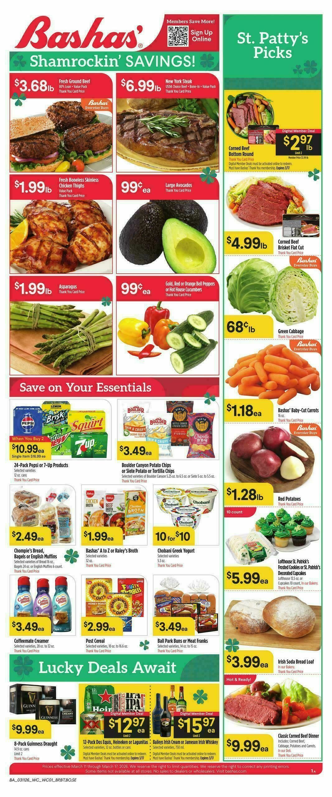 Bashas Weekly Ad from March 11