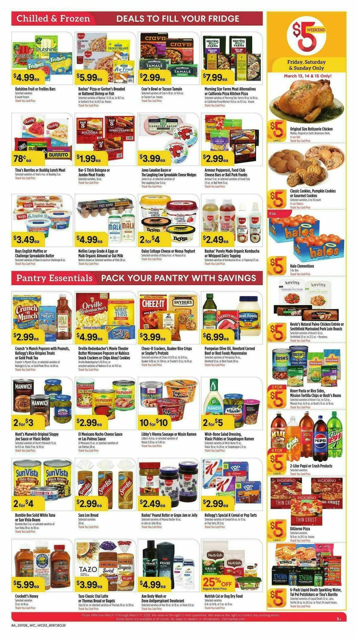 Bashas Weekly Ad from March 11