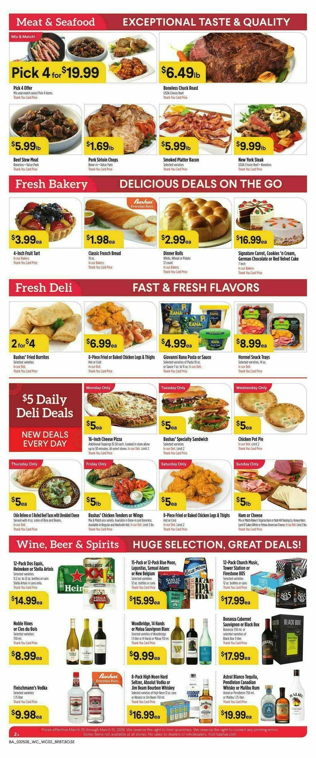 Bashas Weekly Ad from March 25