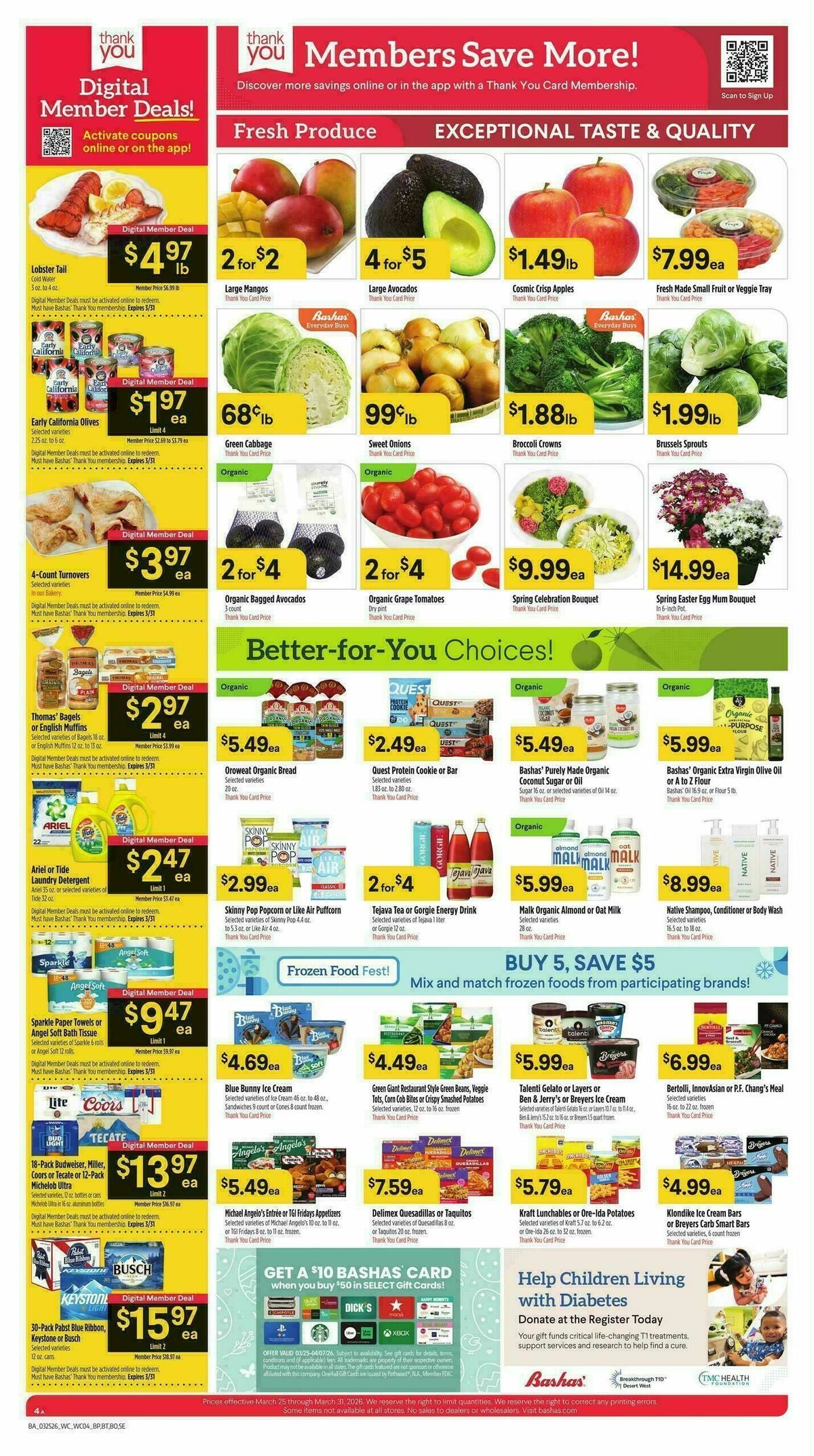 Bashas Weekly Ad from March 25
