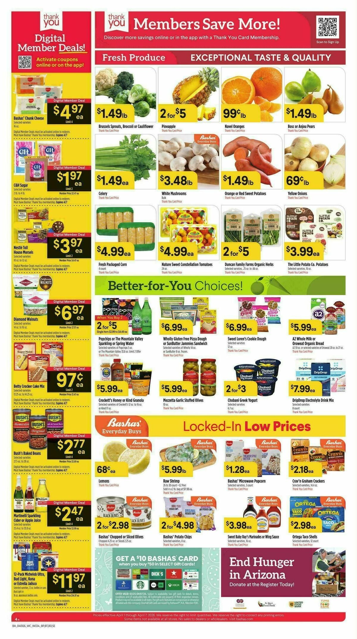 Bashas Weekly Ad from April 1