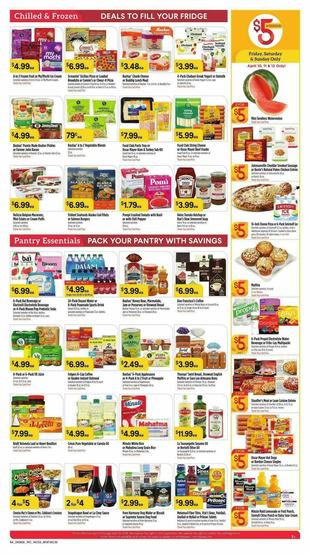 Bashas Weekly Ad from April 8