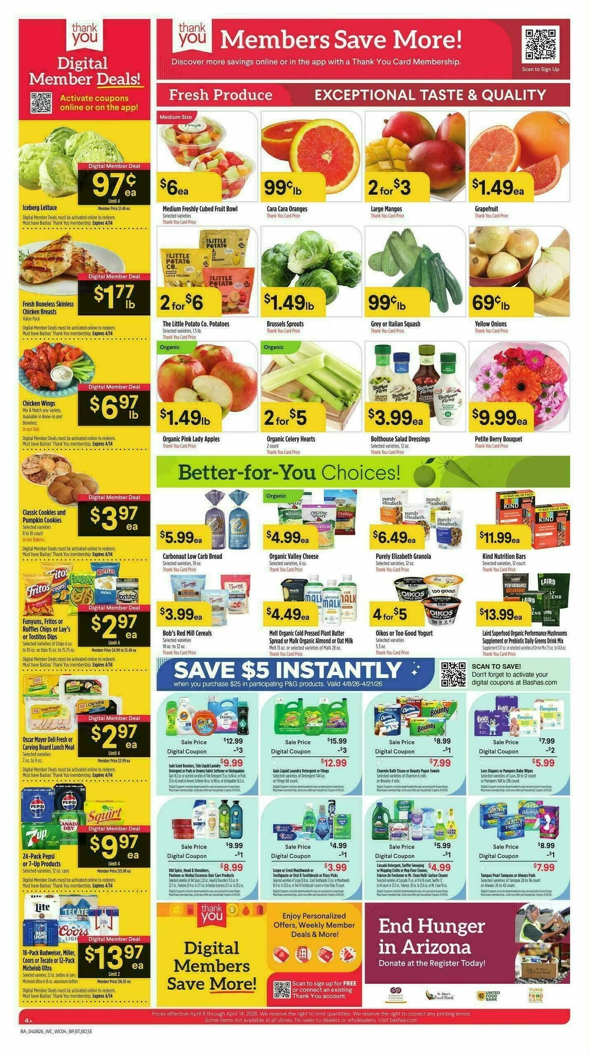 Bashas Weekly Ad from April 8