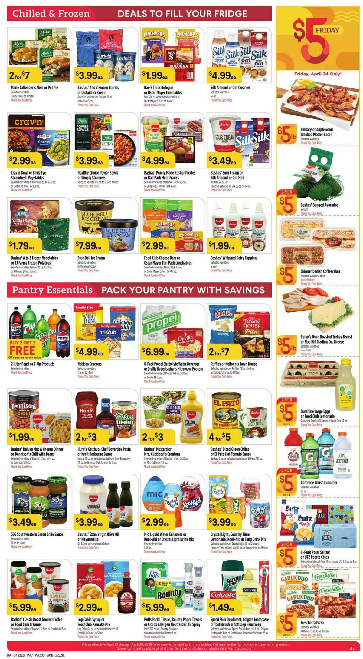 Bashas Weekly Ad from April 22