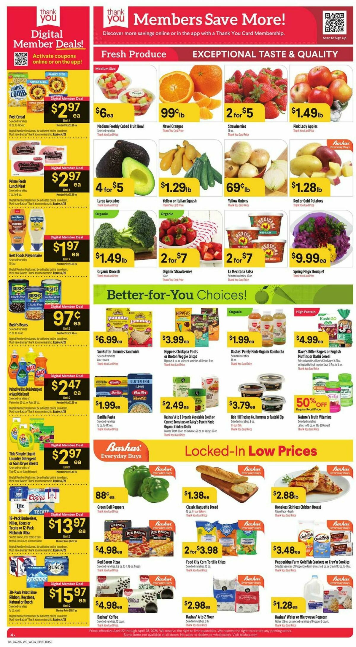 Bashas Weekly Ad from April 22