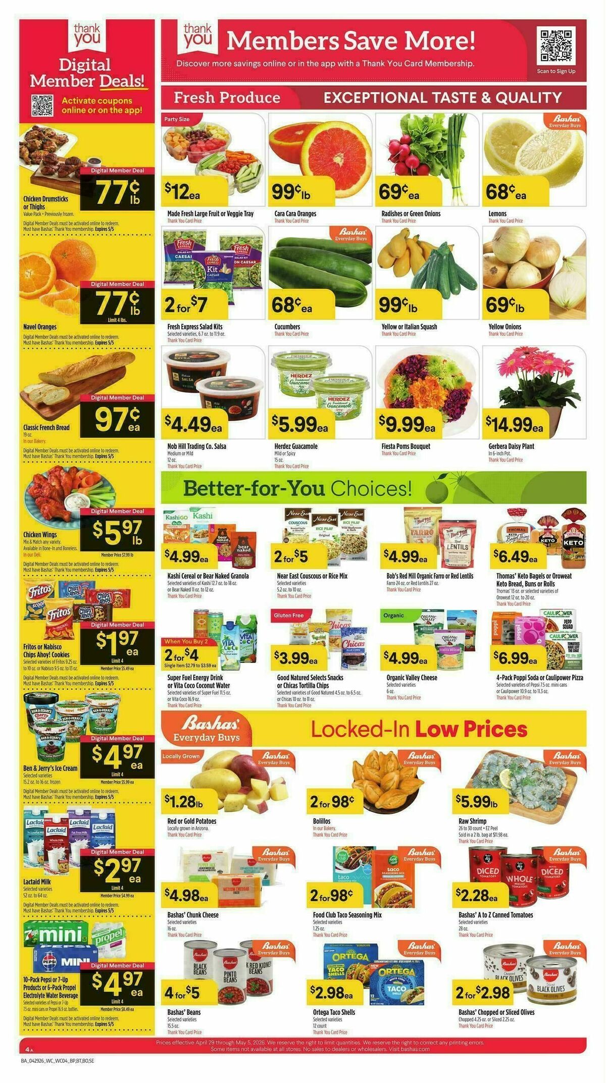 Bashas Weekly Ad from April 29