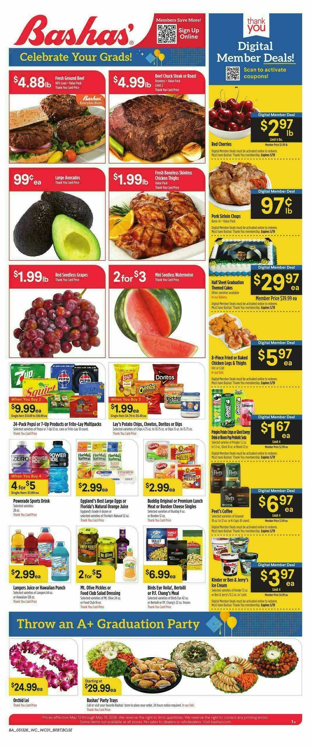 Bashas Weekly Ad from May 13
