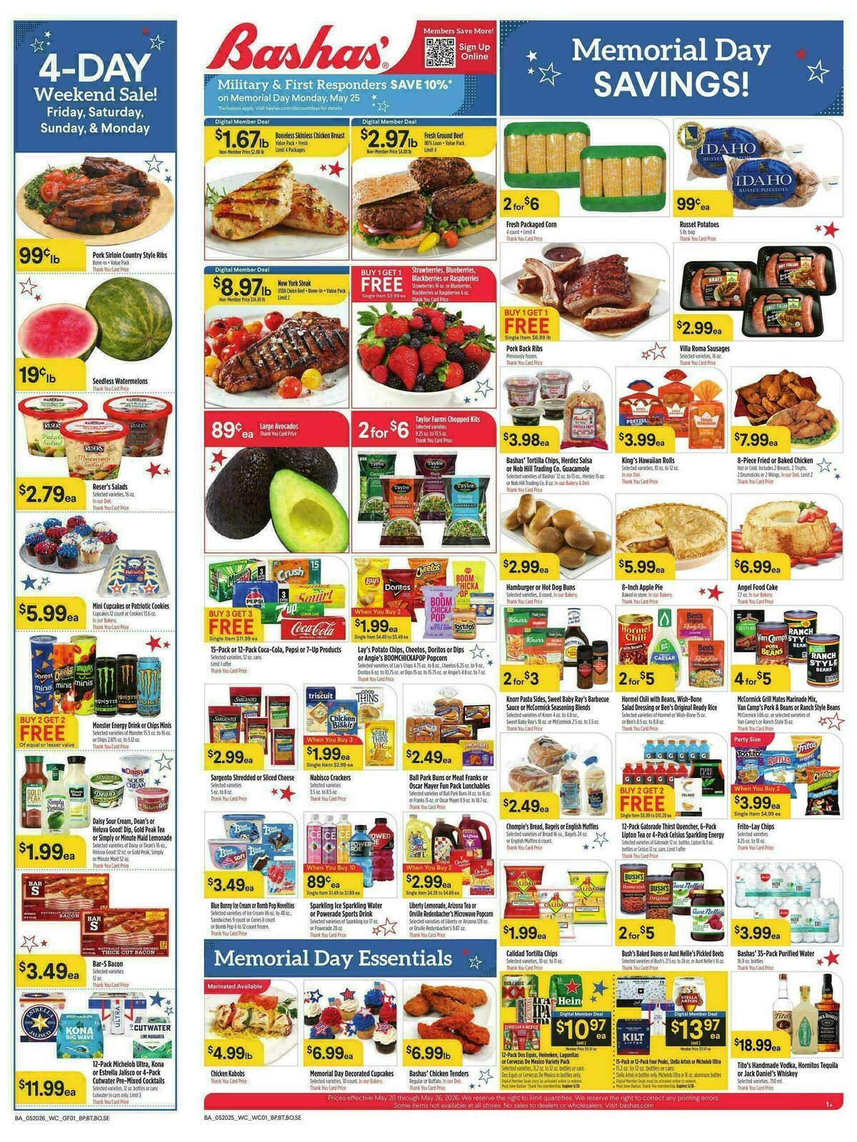 Bashas Weekly Ad from May 20