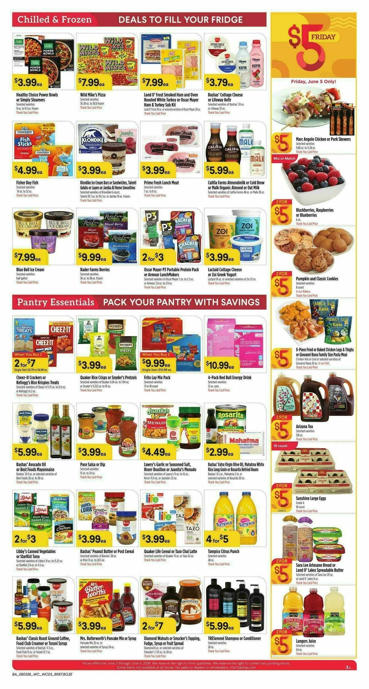 Bashas Weekly Ad from June 3