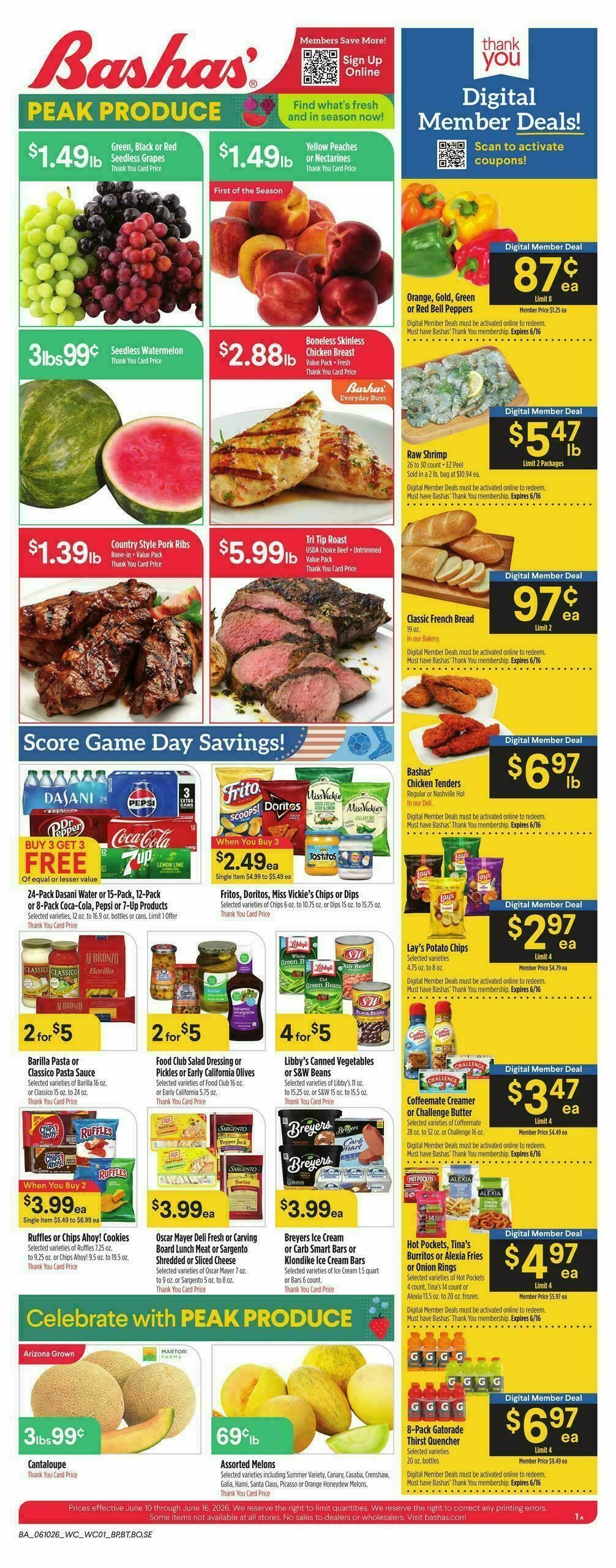 Bashas Weekly Ad from June 10