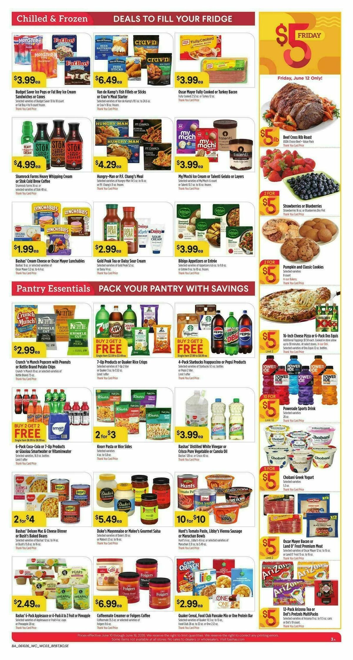 Bashas Weekly Ad from June 10