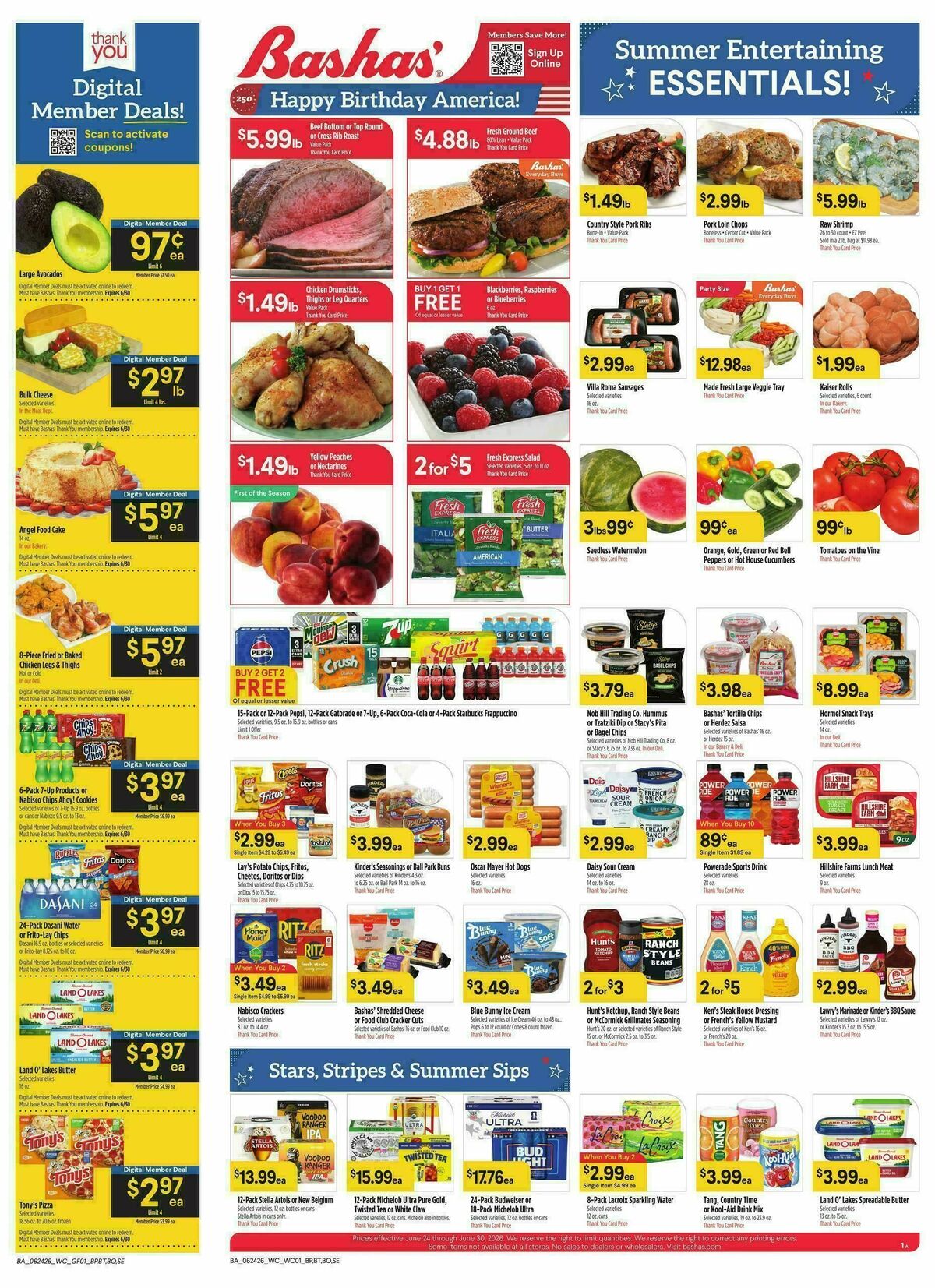 Bashas Weekly Ad from June 24