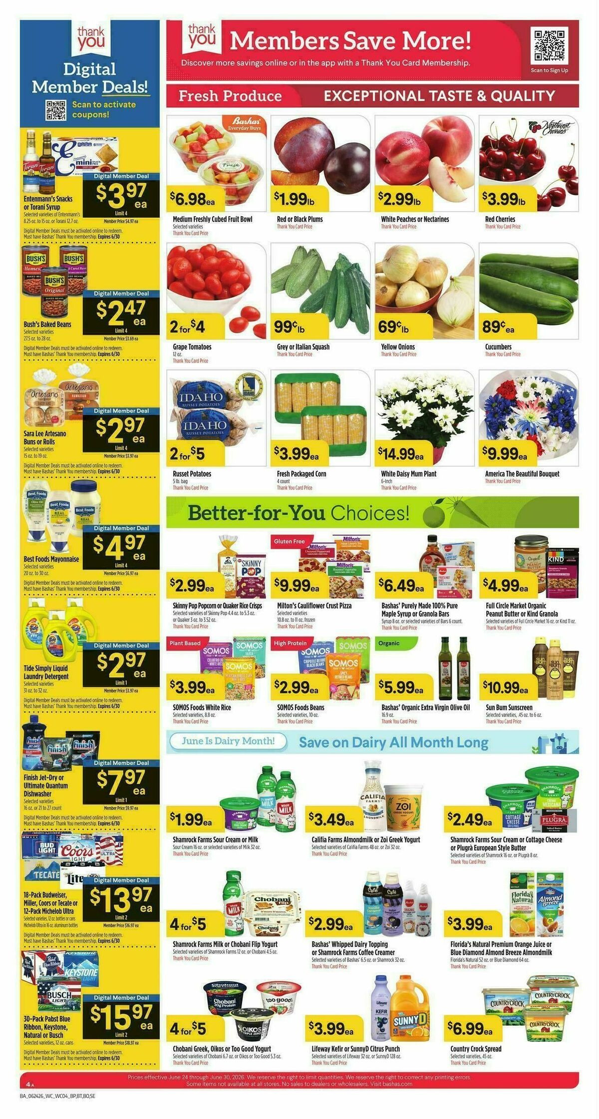 Bashas Weekly Ad from June 24